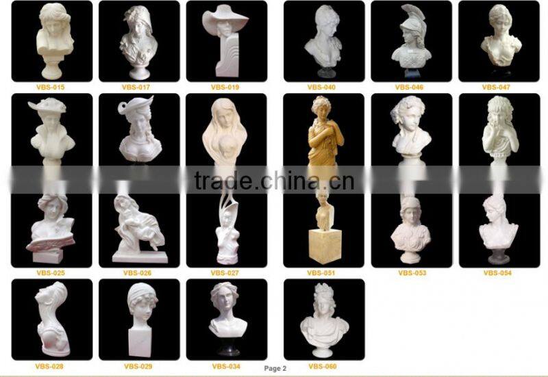 Hot sale home decor marble bust of hermes