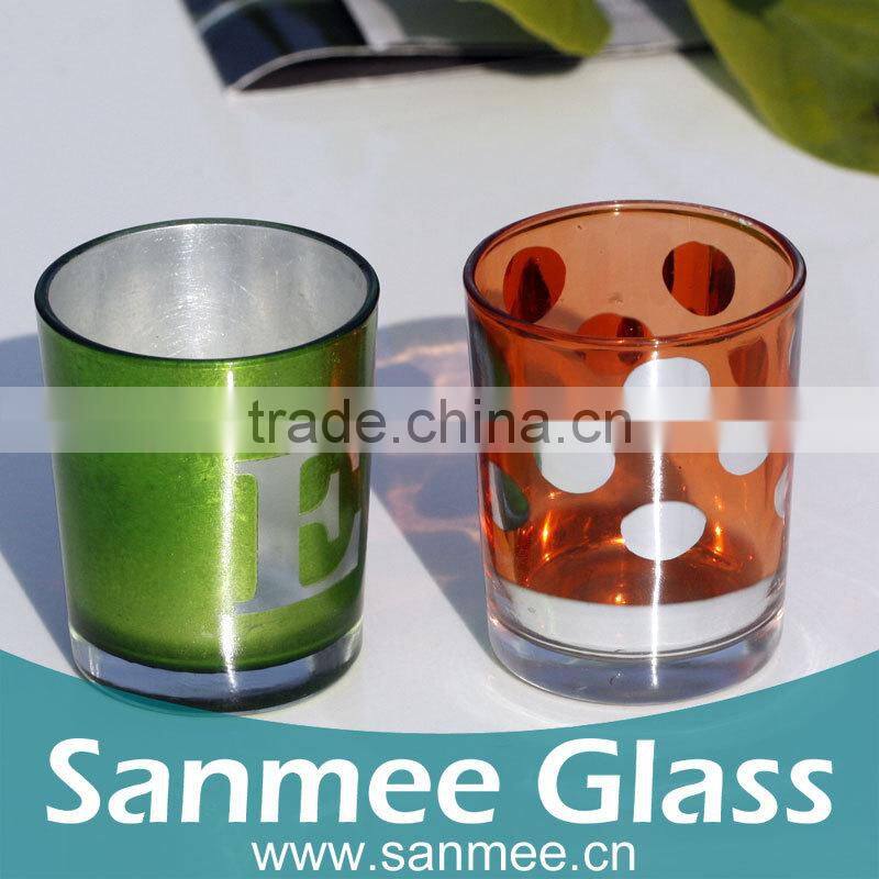 103ml High Quality Printed Glass Jars For Candles Wholesale Glassware