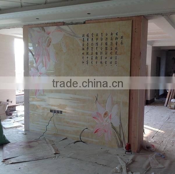 BISINI Luxury Elegant Engraving Ceramic Wall Tile, 600*600mm; 800*800mm