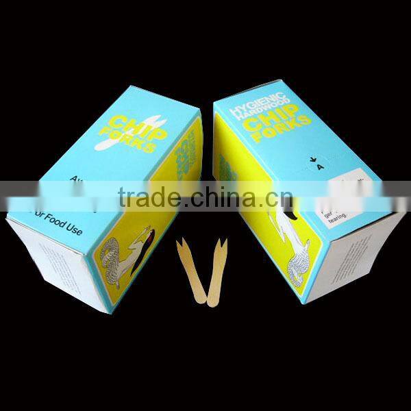 Disposable Wooden Chip Shop Style Fork