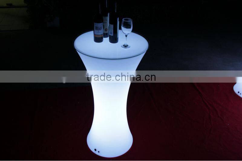 2016 new design LED high top bar cocktail chairs and tables