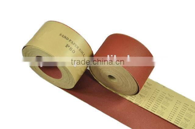 High quality aluminum oxide polishing abrasive cloth roll