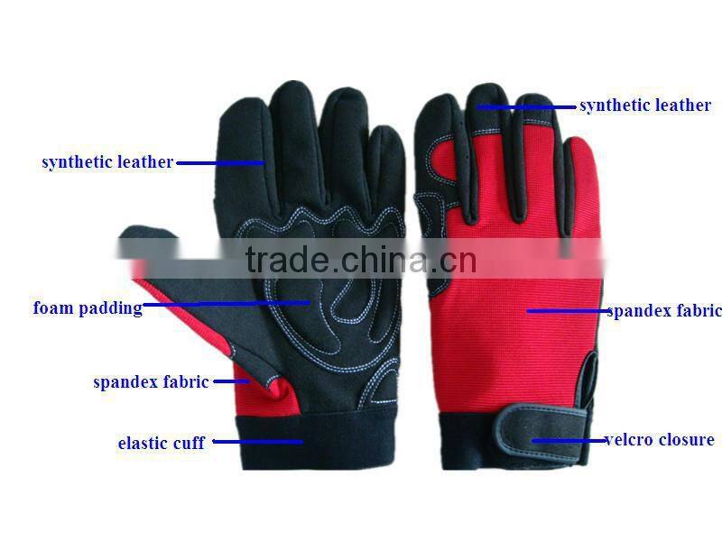 Anti-shock mechanic work gloves for safetyZM891-H