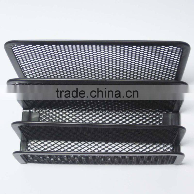 3 parts desk metal letter holder