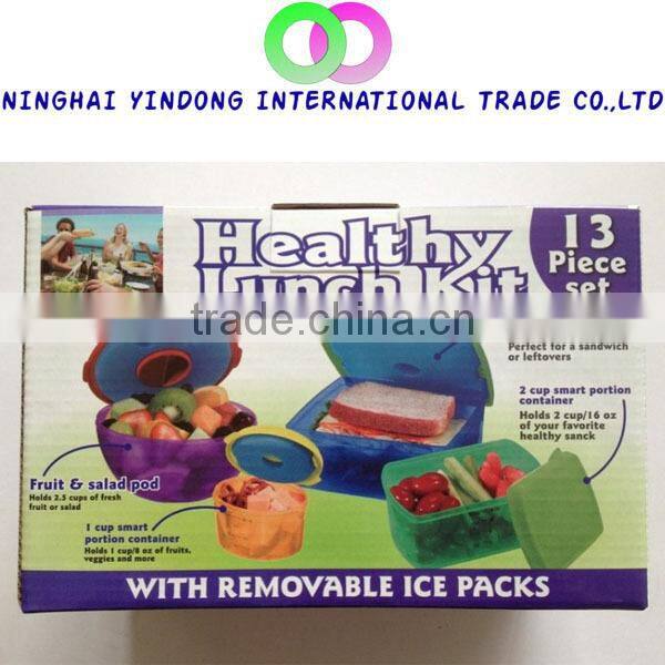 new designed The fresh-keeping box set healthy lunch kit 13piece set