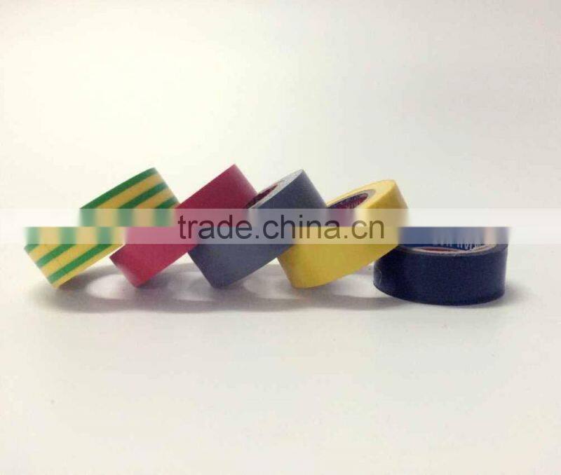 high quality hot sale pvc insulation eletrical tape with good weather resistant