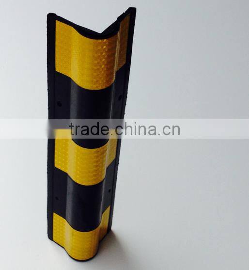 with high reflector rubber garage Corner guard wall protector