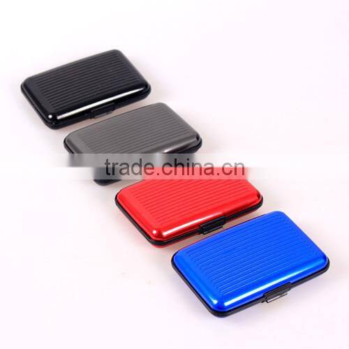 Aluminum Business Card Holder Protect From RFID Scanning Metal ID Business Card Holder