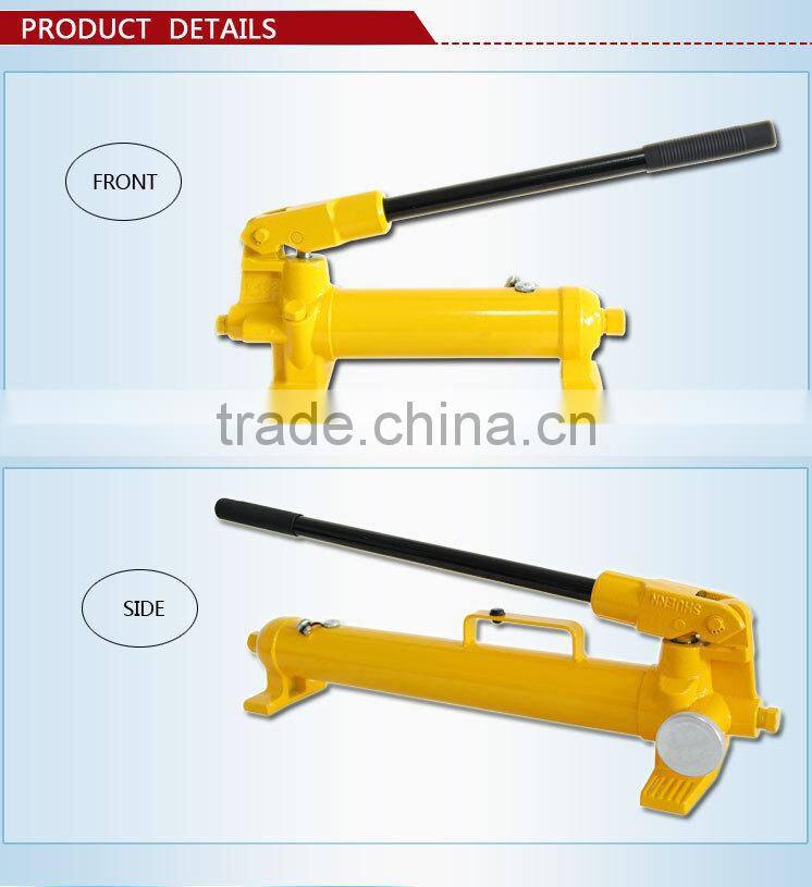 the Double-Acting yellow color hand operated oil pump