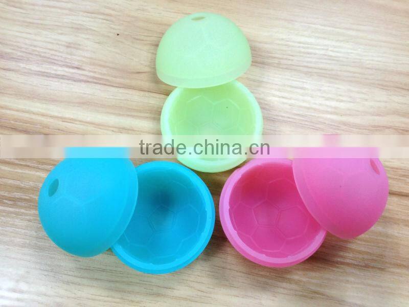 soccer ball silicone mold ice ball cube tray