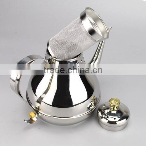 Elegant home stainless steel hand drip coffee kettle
