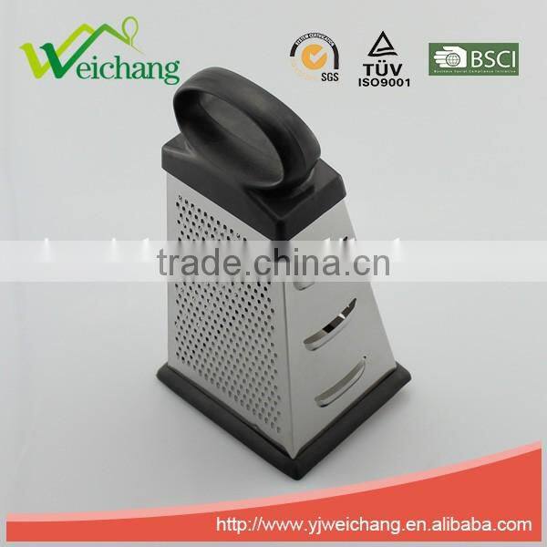 WCGT314 New products 4 sides electrolytic corrosion vegetable kitchen graters stainless steel grater