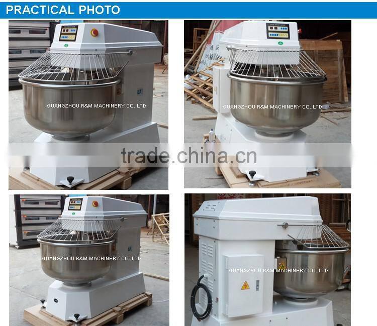 Small Dough Revolving Floor Stand Best Prices 50kg Spiral Mixer