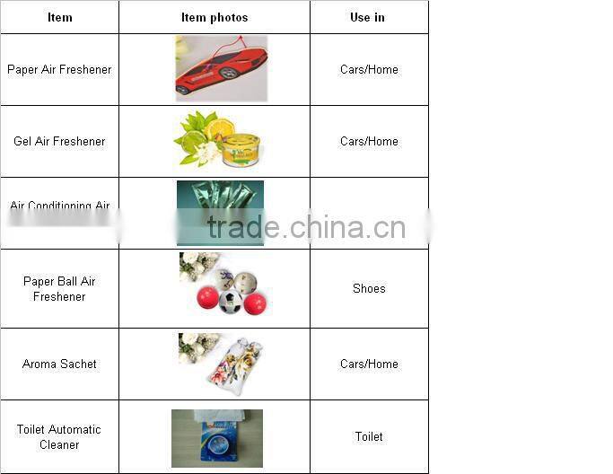 Promotional Gift Paper Air Freshener