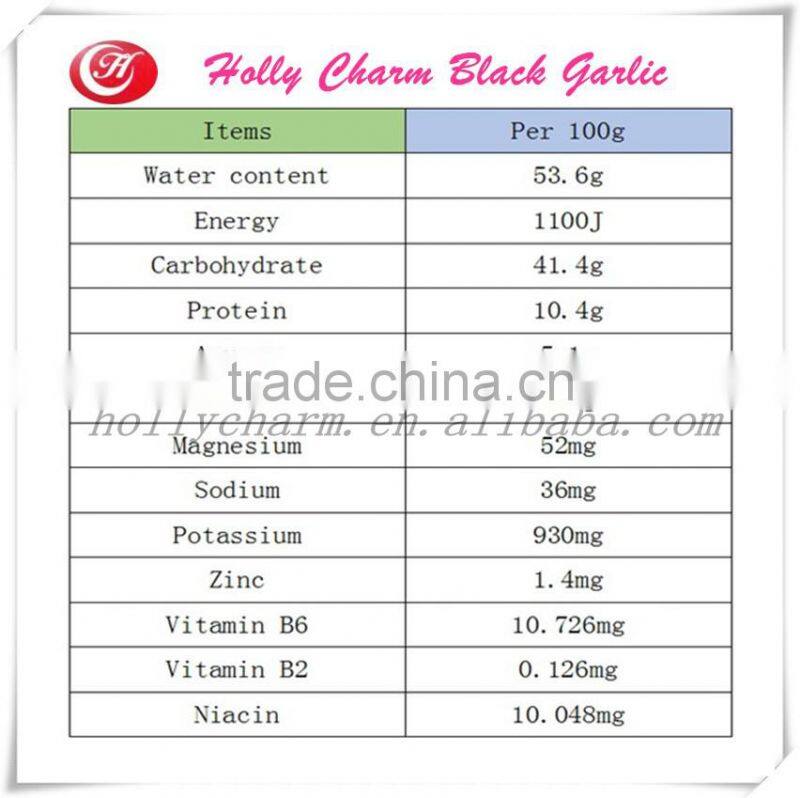 China supplier best healthy black garlic