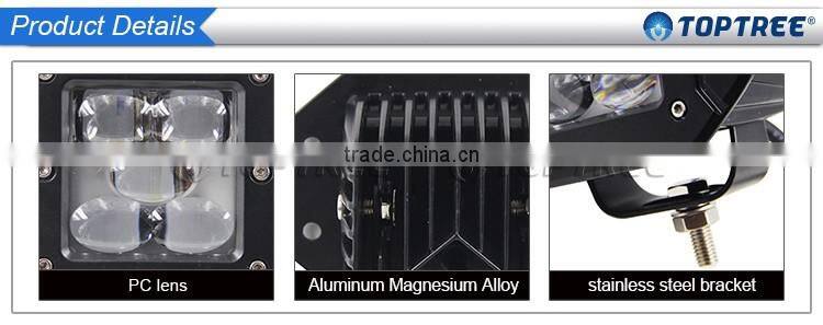 25w TOSHIBA LED Fog Lamp Driving Light Square 5leds working lamp