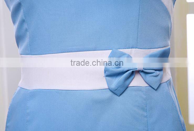 2017 OEM wholesale club costume restaurant uniform waitress dress high quality