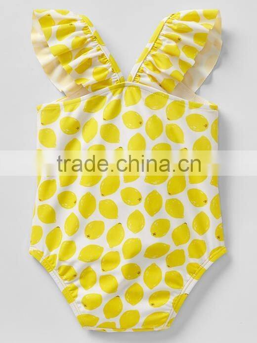 Baby Grils Flutter One-piece Swimsuit & Kids swimwear HSD5040