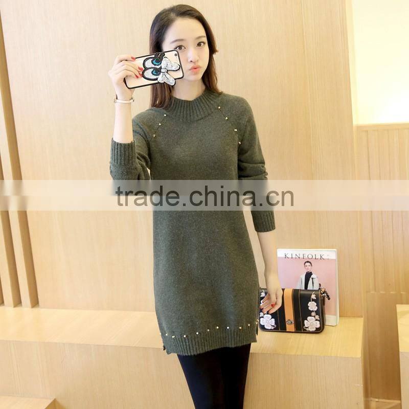 Latest sweater designs for girls 100% cashmere wool womens sweater