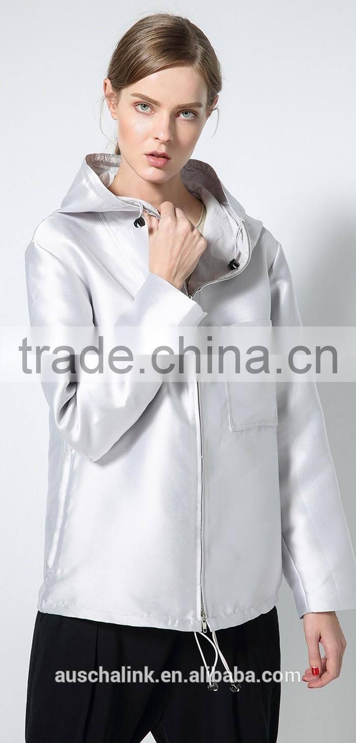 korean style outdoor fashion ladies smart casual hoodie jacket wholesale