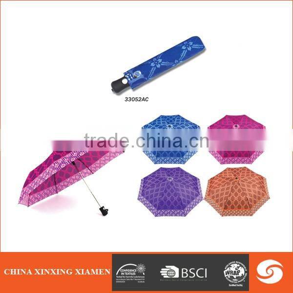 new style high quality promotional auto open and close folding umbrella for outdoor