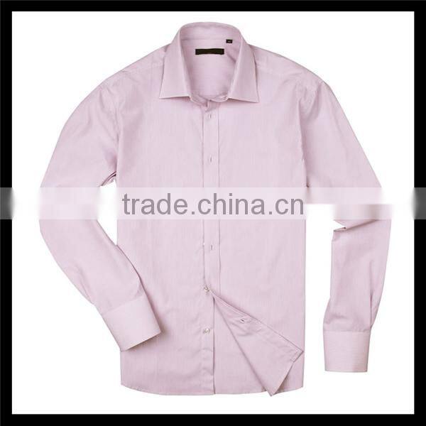 alibaba garment plain light color pink organic cotton shirt for wholesale