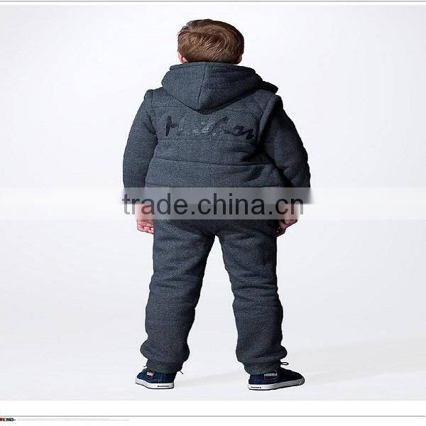 Hot Sale Wholesale Warm Up Sets Sports Suit Jacket Sweater Coat & Pants Winter Wool Sets For Boy