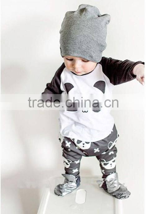 Autumn Children Wear Boys Latest Dress Style Cheap Baby Clothes Set