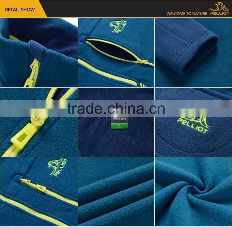 Wholesale Top Quality Brand Mens Windproof Pullover Polar Fleece Jacket