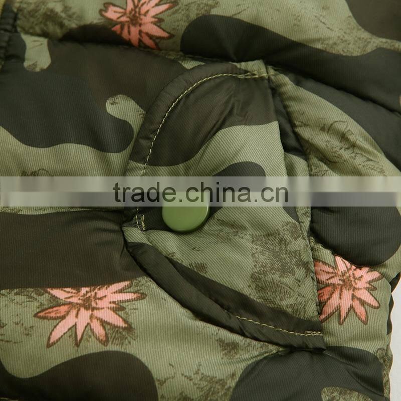 Fashion Children Winter Army Jacket With Cheap Price