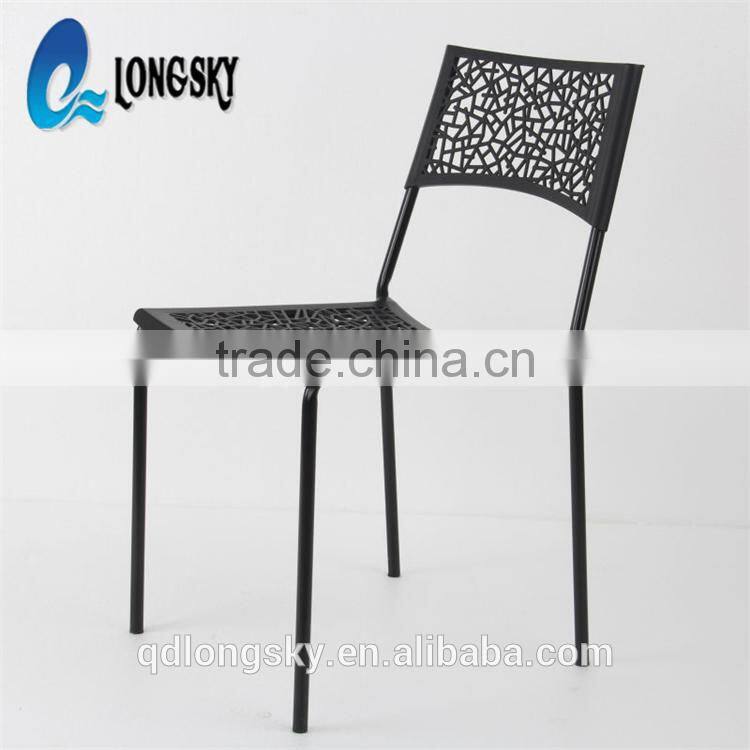 LS-4008 Cheap Outdoor colourful stacking Plastic Garden Chair dining Chair Plastic Patio Chair