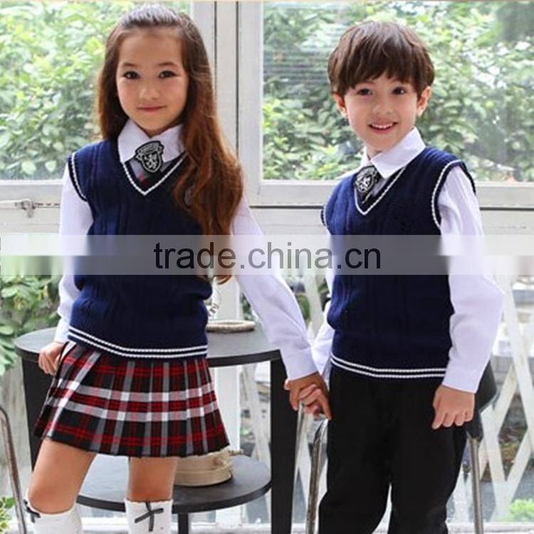 China Wholesales Schools Sweaters Primary Sweater School Uniform Designs