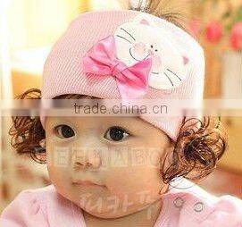New Feather Baby Headband Head Piece Elastic Flower