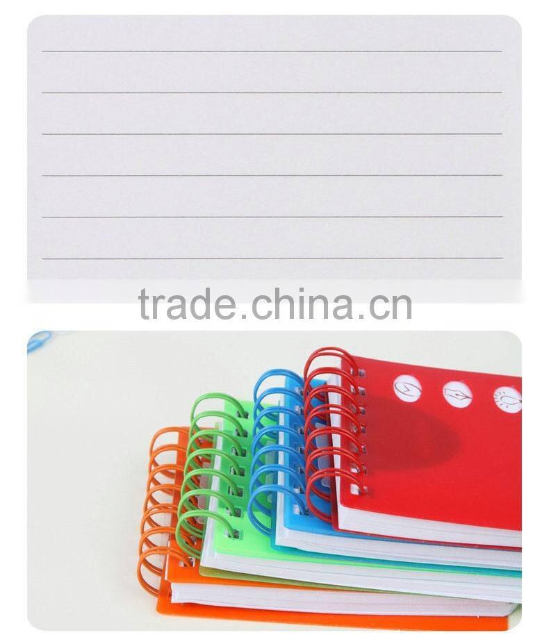 PP hollow cover small notebook wire-o binding memo pad