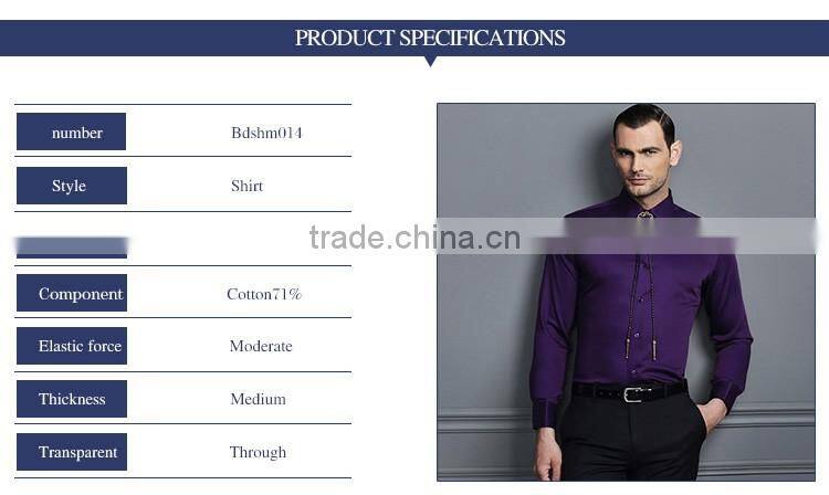 2016 Man Fashion Shirt Men Dress Shirt Manufacturers