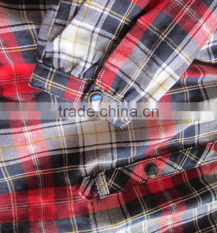 Wholesale plaid girls kid shirt