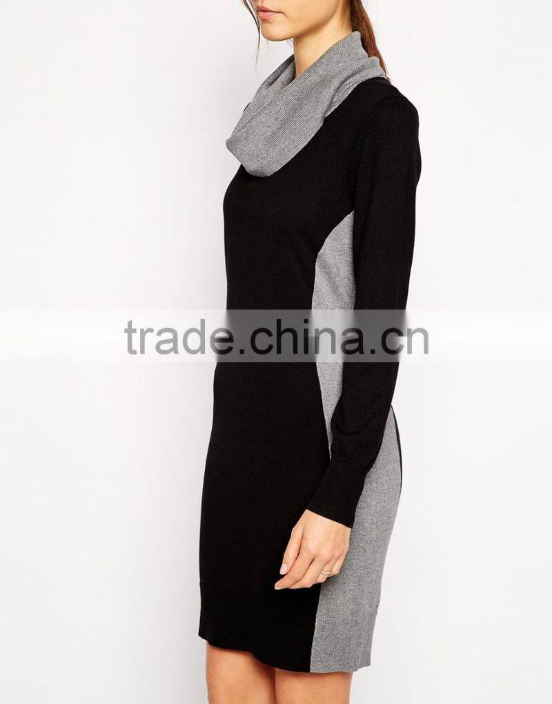 Oasis Colour Block Sweater Dress