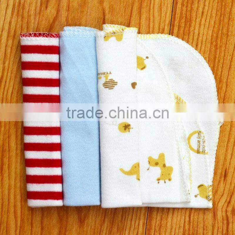 High Quality 100% Cotton wash Muslin newborn Wash Cloth Hankerchief face towel