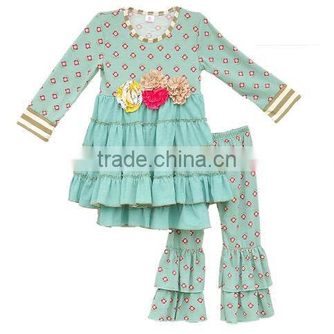 Alibaba very popular girls clothing baby clothes factory girl's boutique long sleeve suit