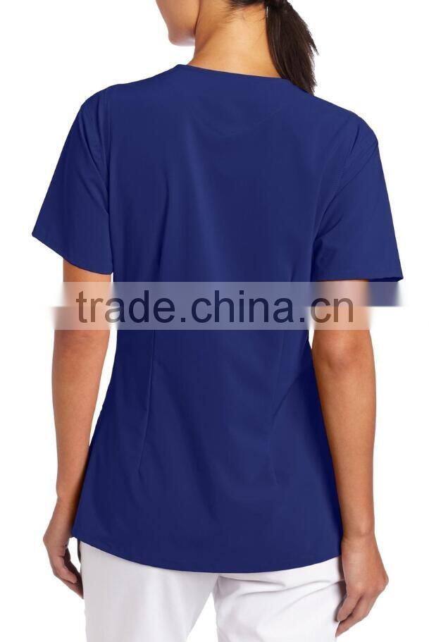 women's rock goddess scrub top hospital uniform