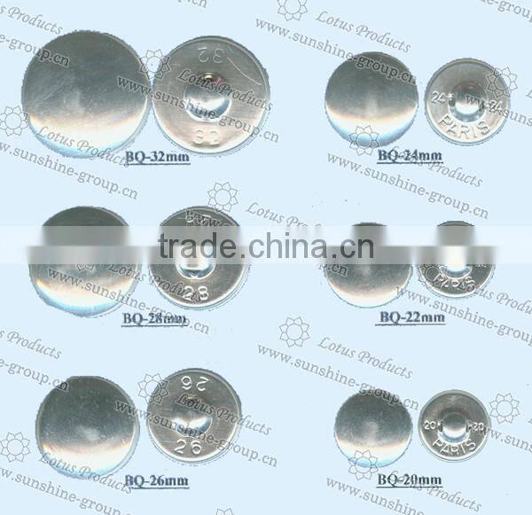 Metal Good Quality Cloth-Covered Button