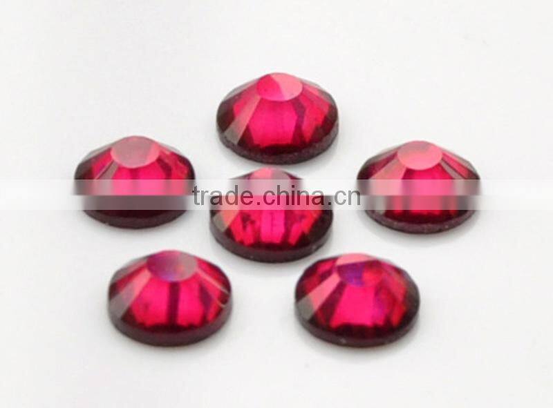 flat back glass rhinestones hot fix