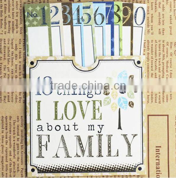 wholesale cheap paper chipboard sticker room decor embellishment art