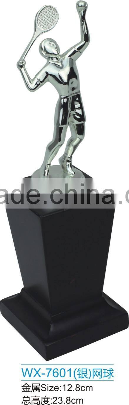 New design metal badminton trophy for winner