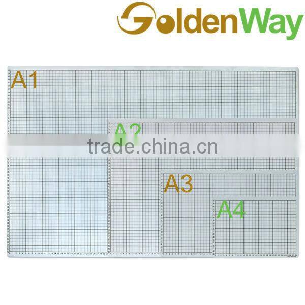 A4 to A1 Fashion Eco Friendly Transparent plastic TPE & PP Self Healing Cutting Mat