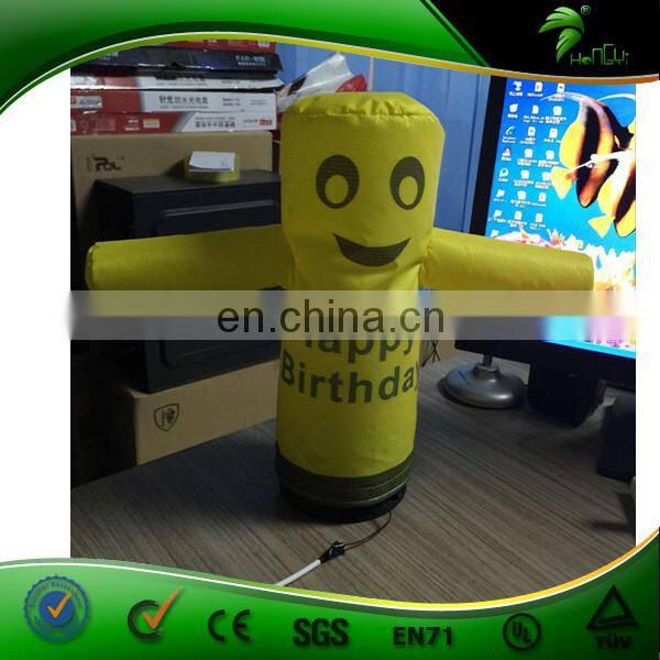 2016 New Small Inflatable Air Dancer For Advertising / Custom Inflatable Mini Desktop Air Dancer / Desktop Inflatable Tube Man