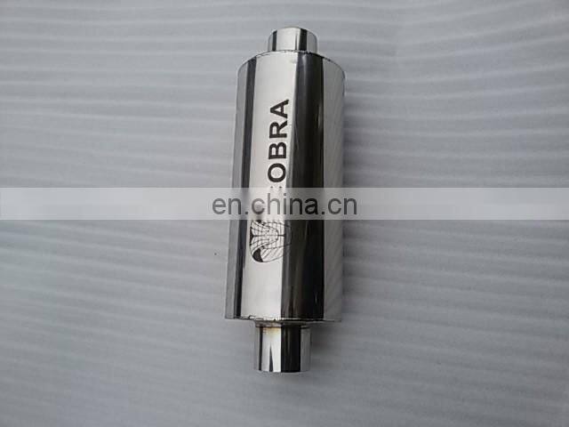 universal round mufflers titanium burned muffler