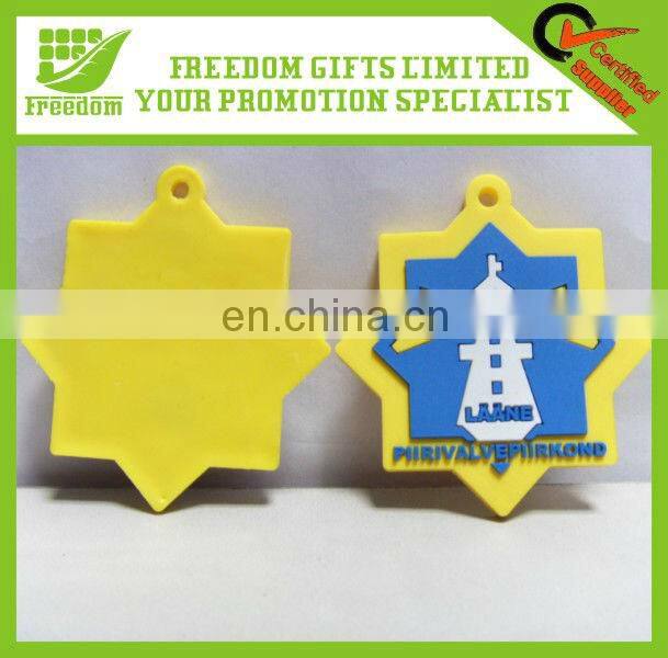 Promotional Plastic PVC Engraved Key Ring