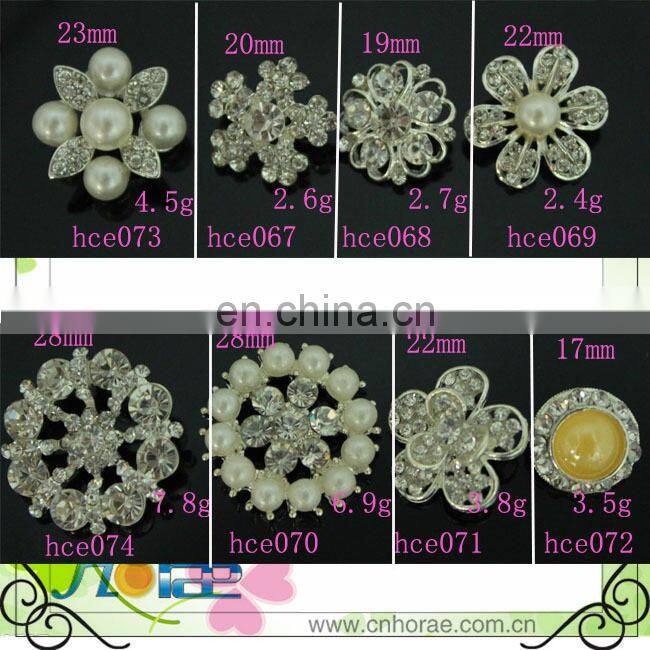 rhinestone pearl buttons ,decorative pearl embellishment for craft