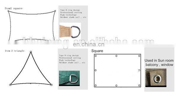 High quality HDPE car parking shade cloth